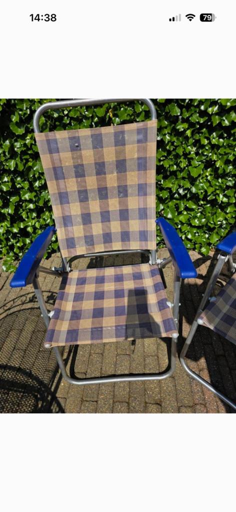 Dukdalf stoel, Ophalen, Campingstoel