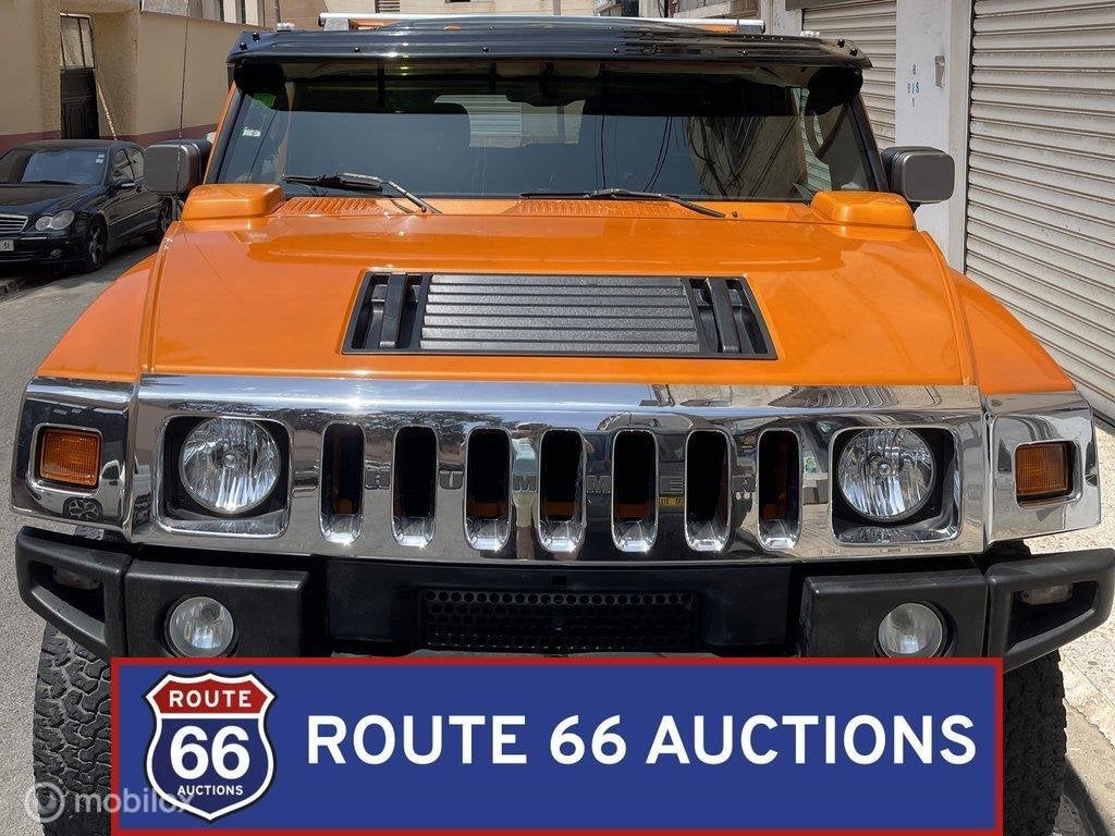 Hummer H2 | 2005 | Route 66 Auctions, Auto's, Gebruikt, Overige carrosserieën, Zwart, Bedrijf