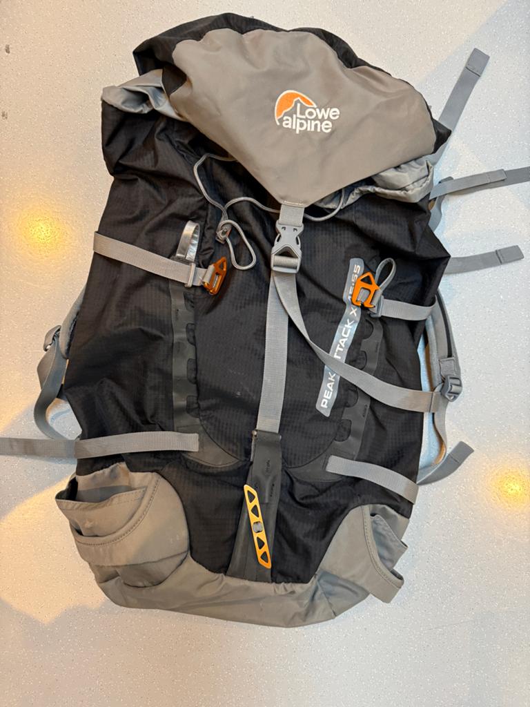 Lowe Alpine Peak Attack XL 45:55 Trekking Rugzak, Overige merken, Gebruikt, 25 tot 40 cm, Ophalen of Verzenden