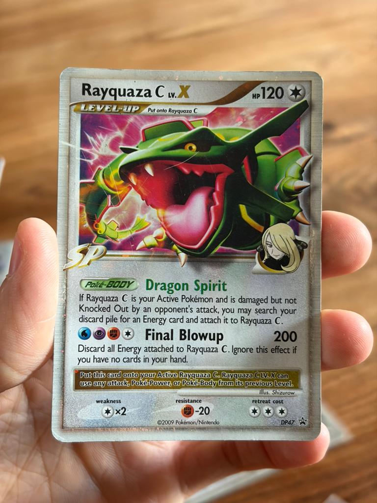 Rayquaza C. LV.X, Ophalen of Verzenden, Gebruikt