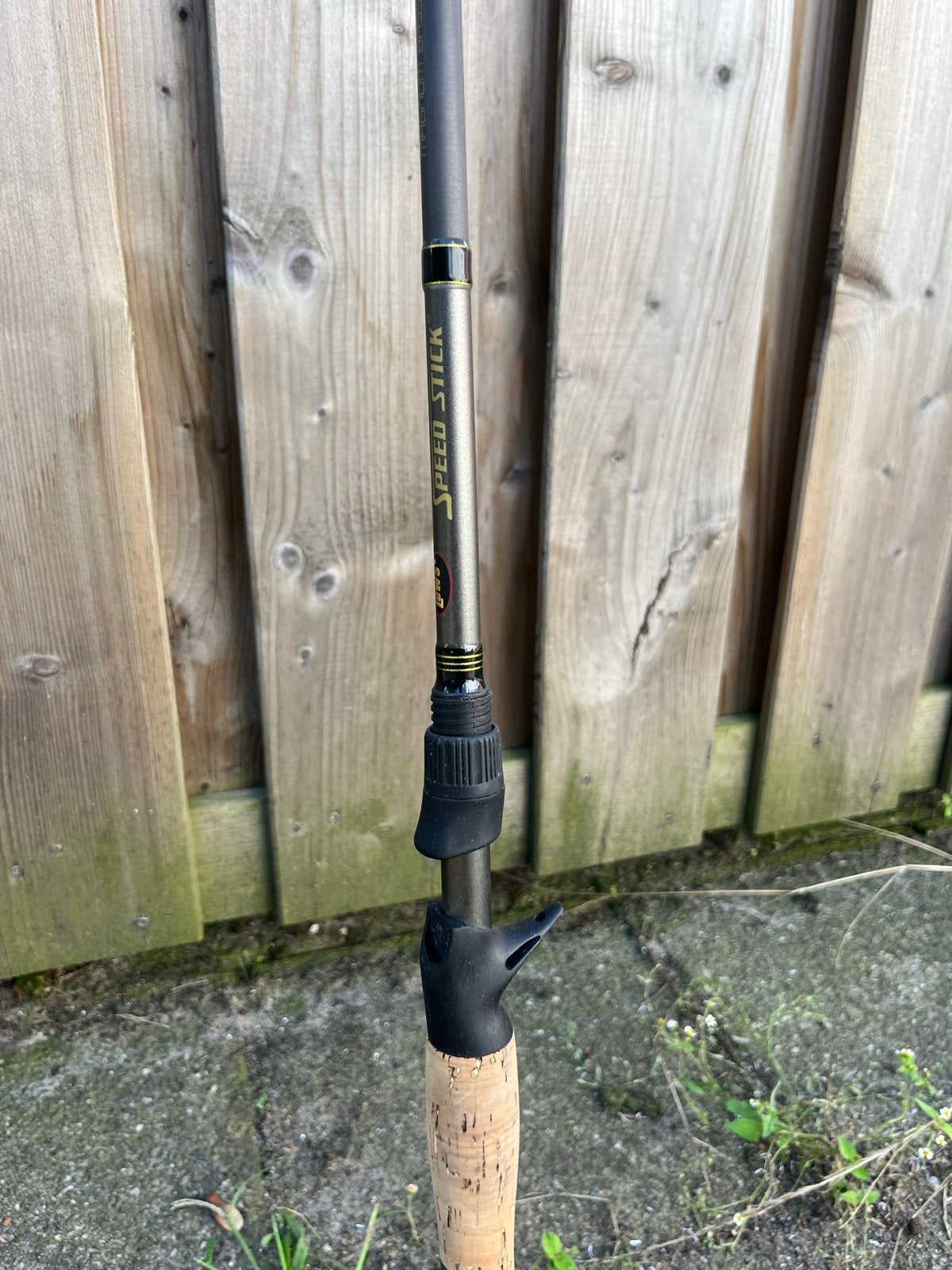 Lews custom pro Speed Stick Magnum Bass roofvishengel, Ophalen, Zo goed als nieuw, Werphengel
