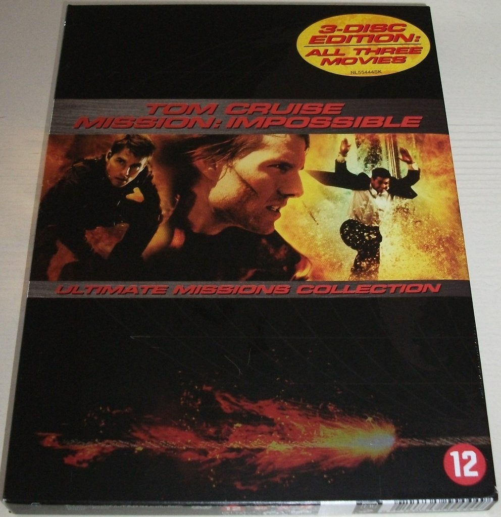 Film-Box *** MISSION IMPOSSIBLE *** 3-Disc Boxset Trilogie, Engels, Speciale editie, Nederlands, Ophalen of Verzenden