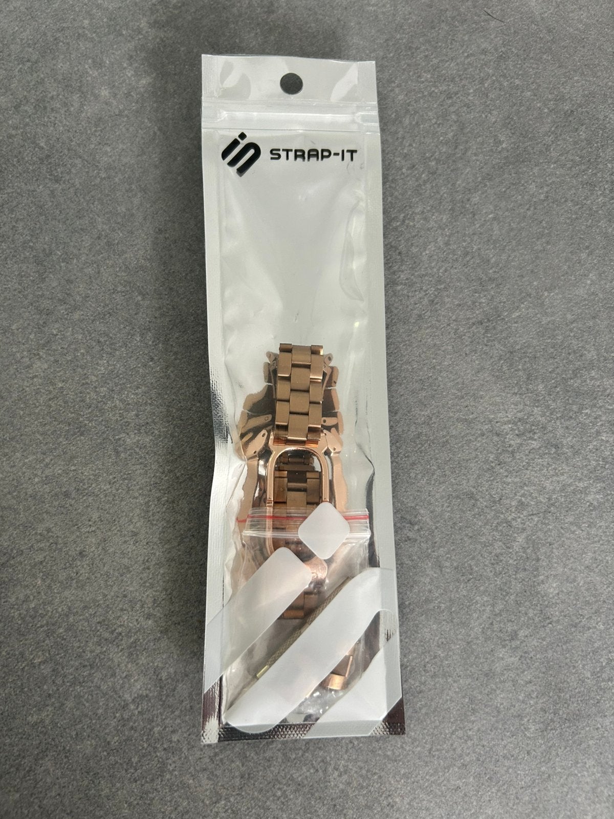Fitbit air strap-it rose goud steel rosegold, Ophalen of Verzenden, Zo goed als nieuw, Roze, Android