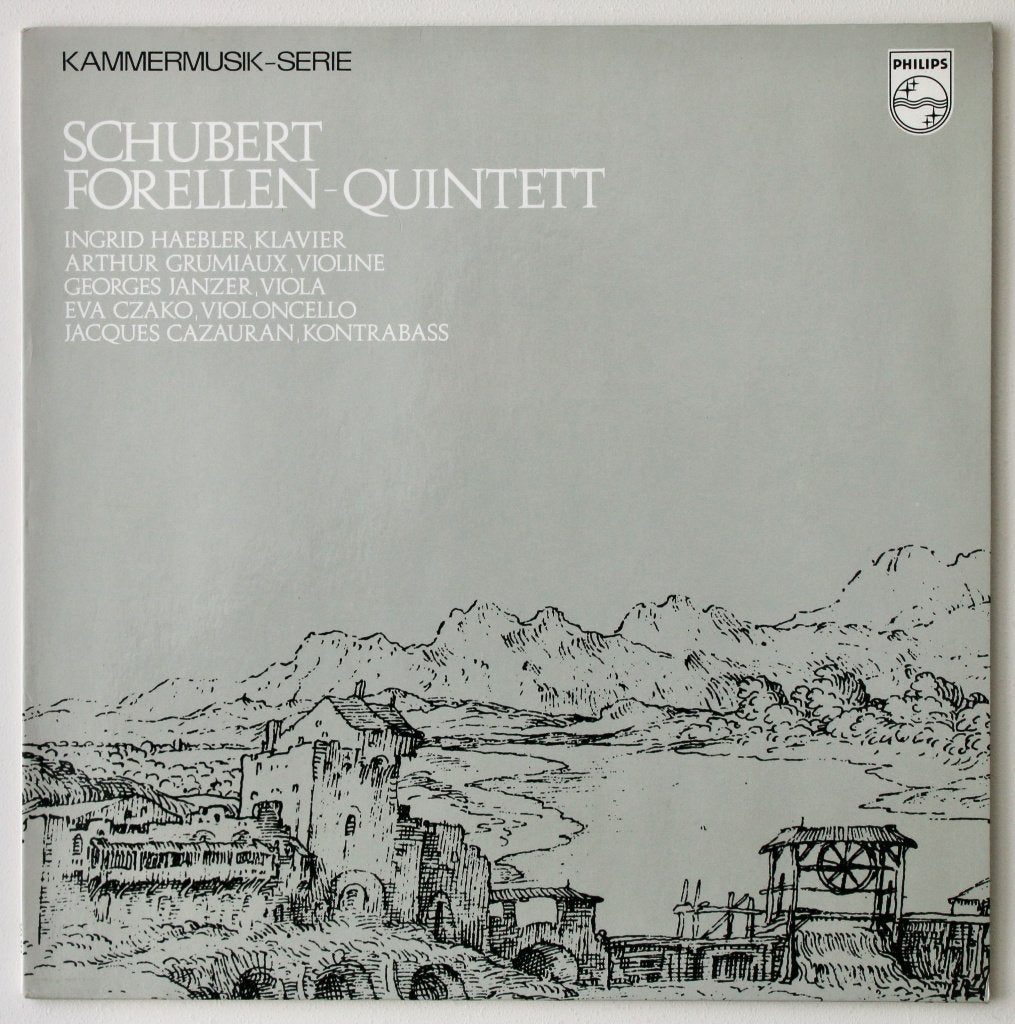 Schubert Forellen Quintet - Ingrid Haebler e.a. (NL ca 1967), LP, Kamermuziek, Schubert, Ophalen of Verzenden