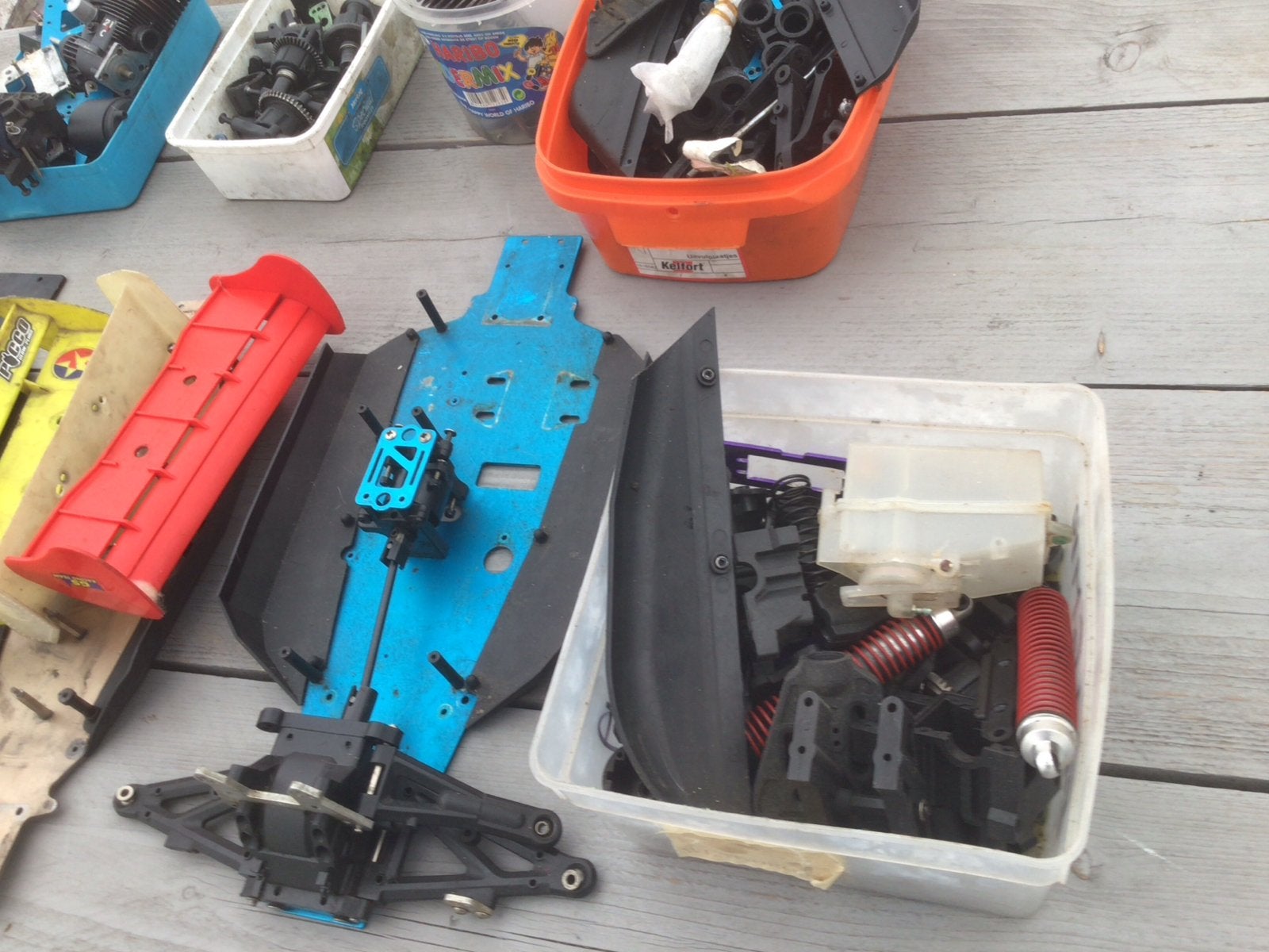 RC Auto Onderdelen en Chassis - Diverse Merken, Hobby en Vrije tijd, Gebruikt, Auto, Groter dan 1:32, Ophalen