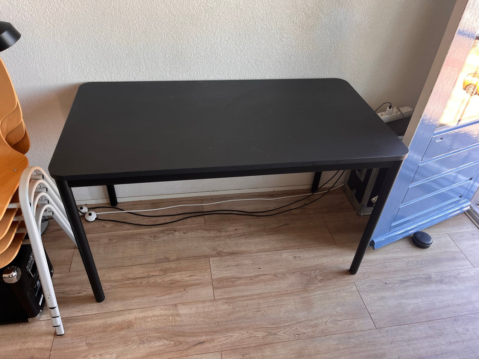 IKEA Tommaryd Keukentafel Zwart - Modern en Compact, Huis en Inrichting, Tafels | Eettafels, Ophalen, Gebruikt, 100 tot 150 cm