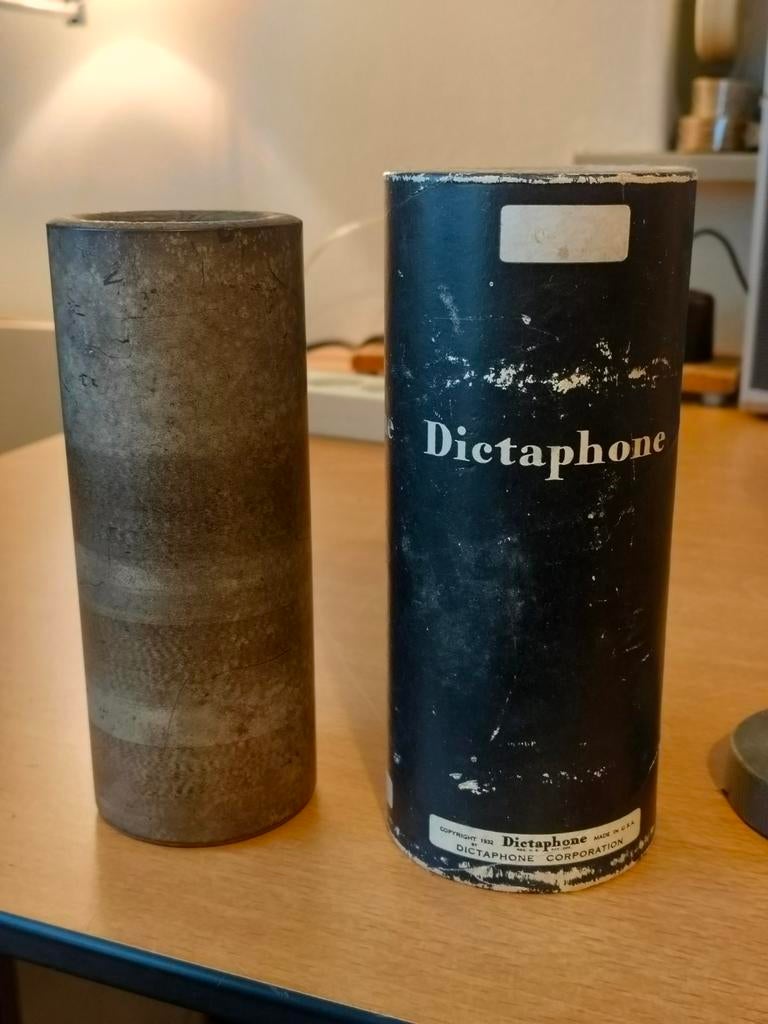 Dictaphone wasrol met koker - 156mm lengte, Ophalen of Verzenden