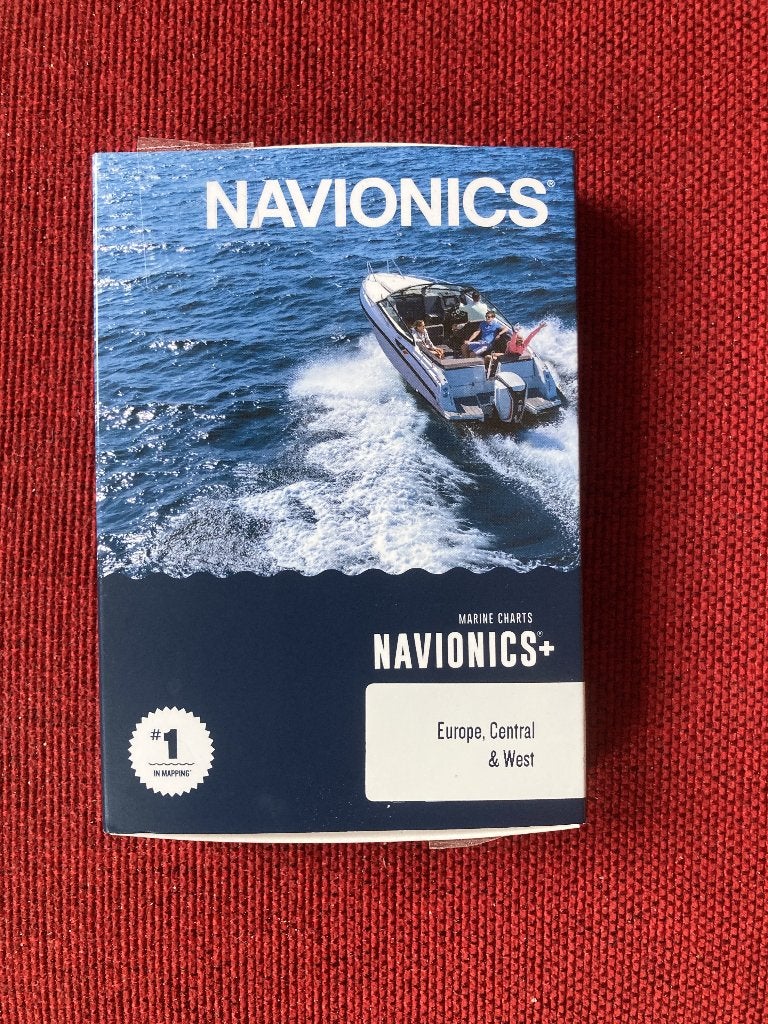 Navionics plotterkaart Europe Central & West, Watersport en Boten, Verzenden, Nieuw, Boek of Waterkaart