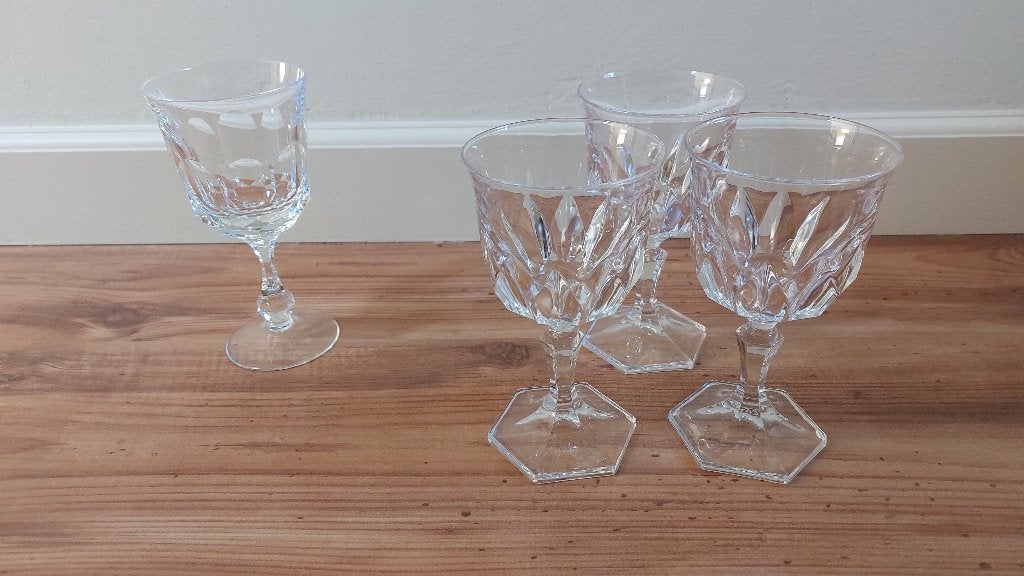 kristallen wijnglazen, Verzamelen, Glas en Borrelglaasjes, Ophalen, Zo goed als nieuw, Overige typen