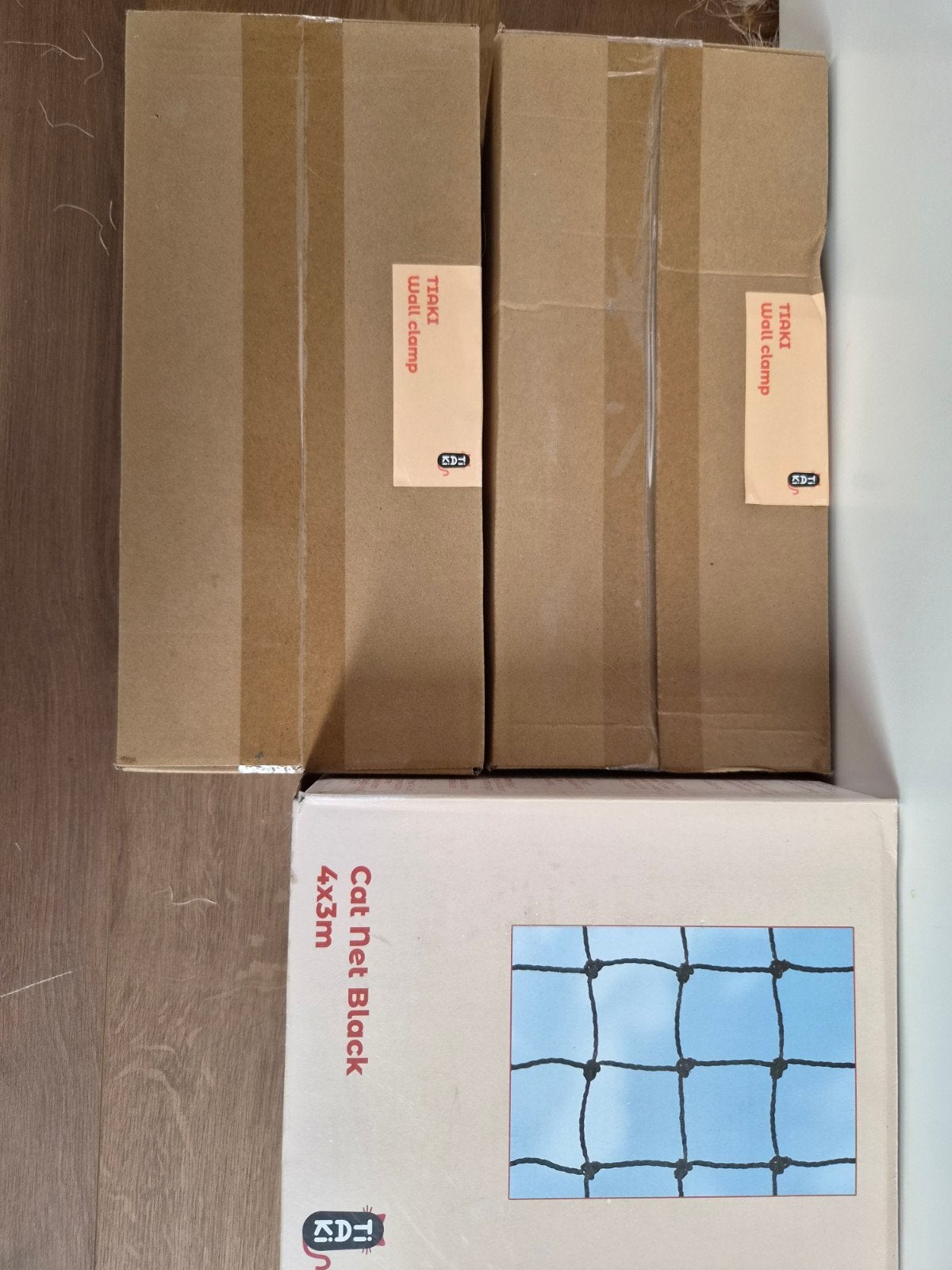 Nieuw kattennet 4x3m compleet met stangen & klemmen, Ophalen, Nieuw