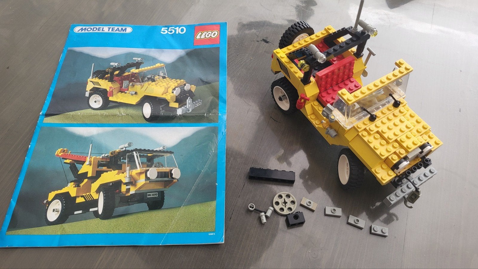 Lego 5510  Model Team  Off-Road 4x4 Jeep met instructies., Overige thema's, Ophalen of Verzenden, Zo goed als nieuw, Complete set