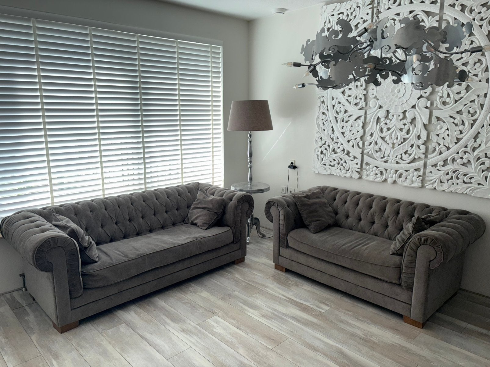 Te koop Riviera Maison banken: 2 en 3-zits., Ophalen of Verzenden, Gebruikt