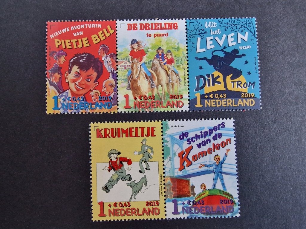 2019 NVPH 3786-3790 Kinderpostzegels kinderboeken. Postfris., Ophalen of Verzenden, Na 1940, Postfris