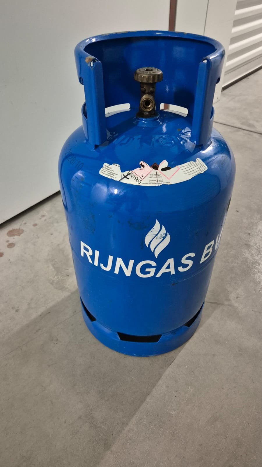 Gasfles te koop, Ophalen of Verzenden, Zo goed als nieuw
