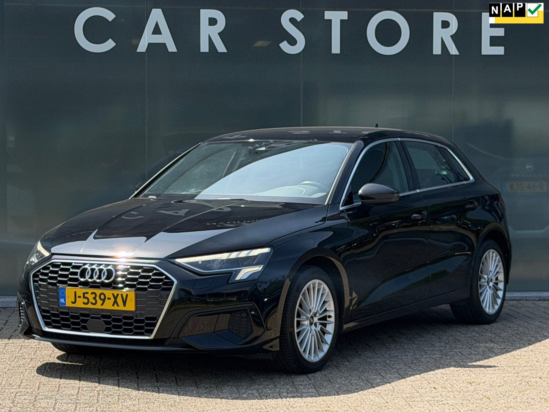 Audi A3 Sportback 35 TFSI Business edition LED VIRTUAL, Auto's, Audi, Stof, 4 cilinders, 150 pk, Zwart
