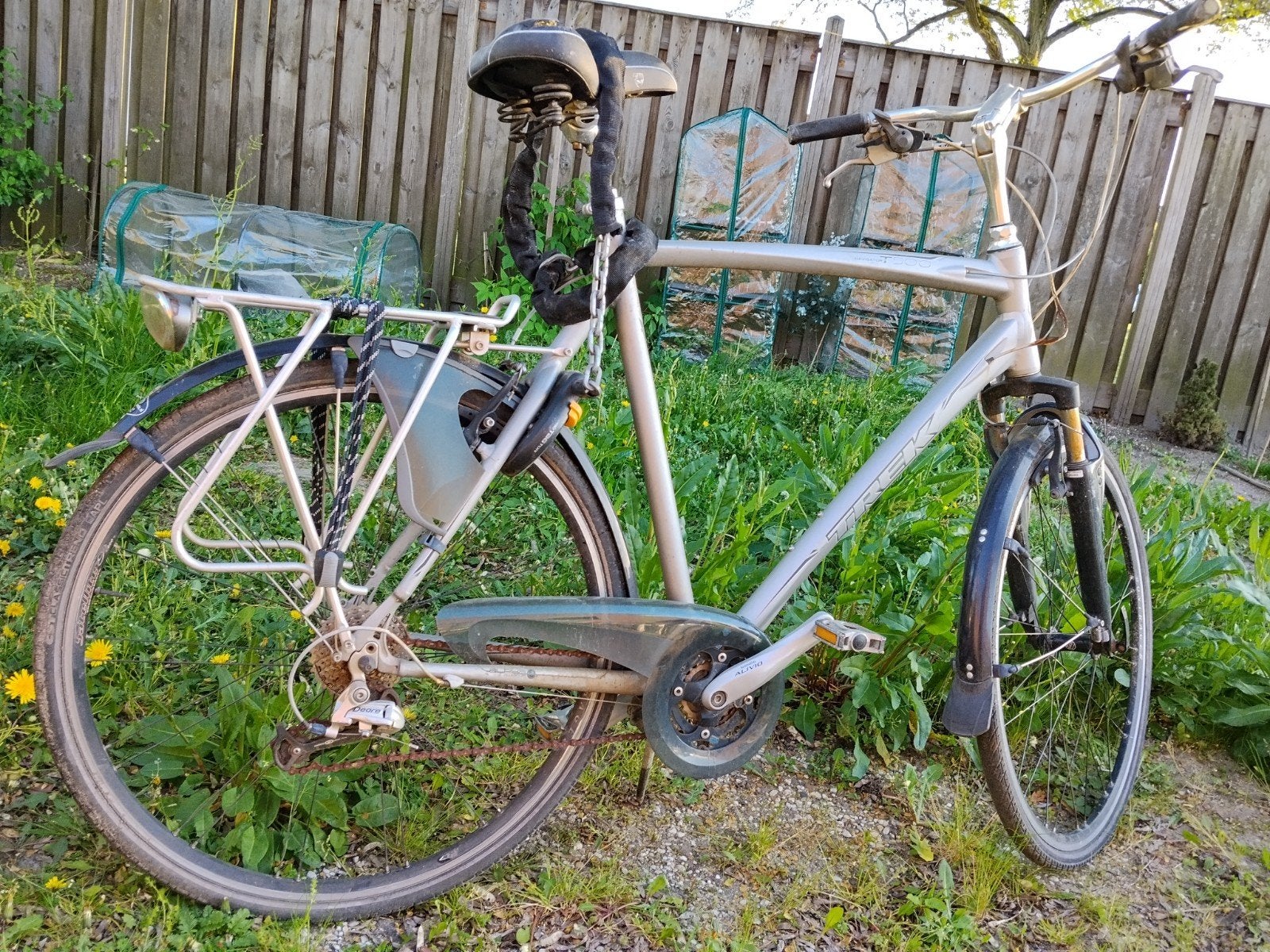TREK NAVIGATOR T500 Opknapper Ideaal voor handige klussers!, Gebruikt, Velgrem, Versnellingen, 65 cm of meer