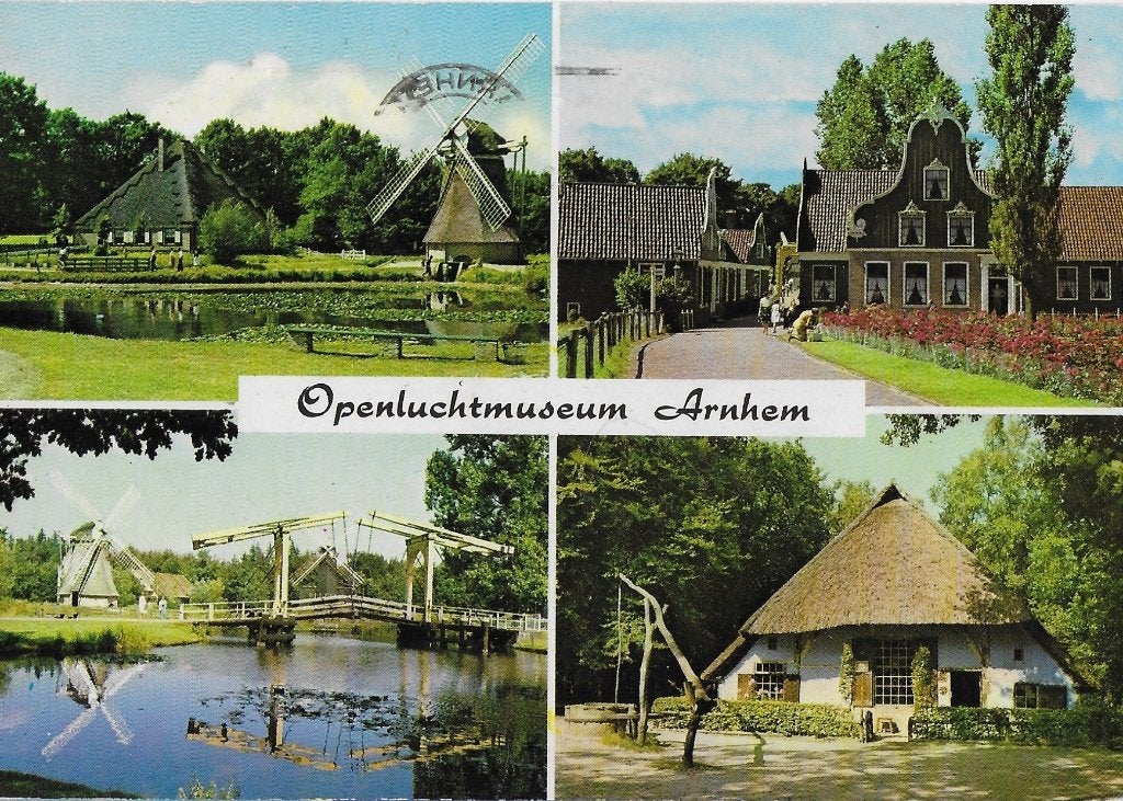 Arnhem Openluchtmuseum Gelopen Ansichtkaart ( A76 ), Ophalen of Verzenden, 1980 tot heden, Gelopen, Gelderland