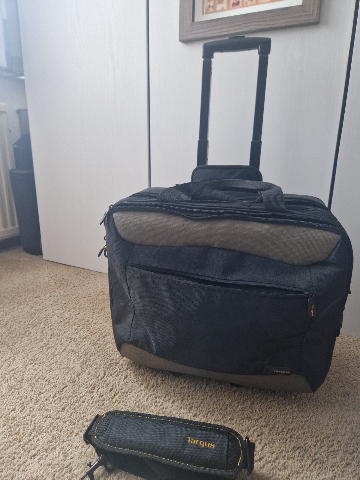 Targus laptop rolkoffer, Ophalen, Gebruikt, Targus, Zwart