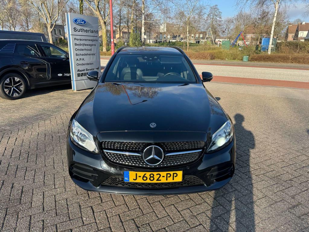 Mercedes-Benz C-klasse Estate 300 de Business Solution AMG L, Automaat, 4 cilinders, Leder en Stof, Zwart