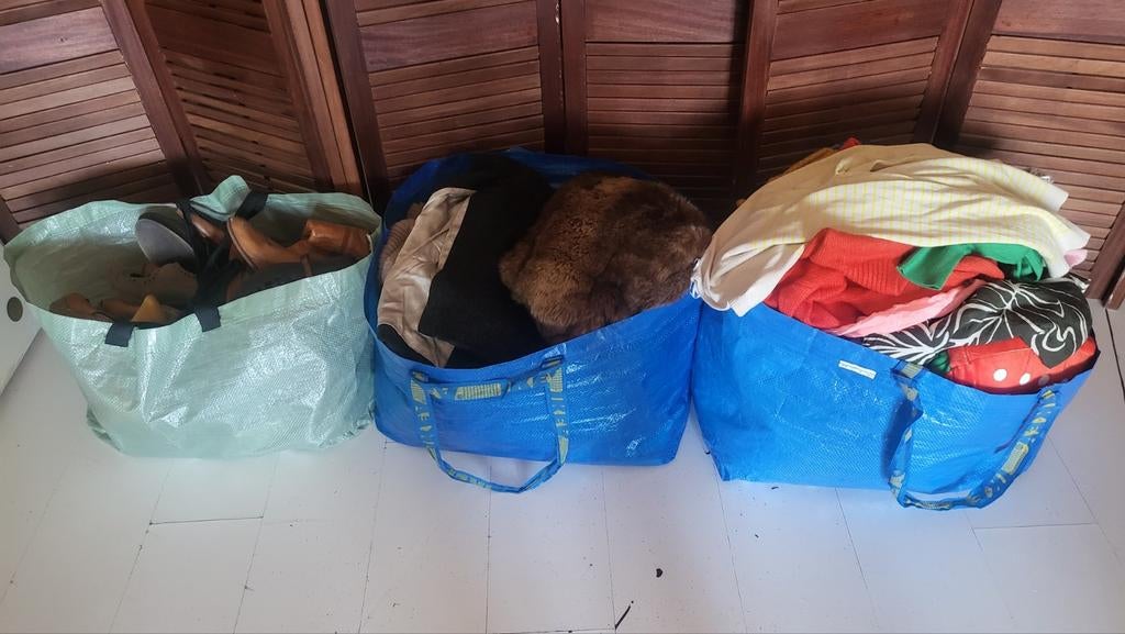 Grote kleding- en schoenenpakket (3 Ikea tassen), Kleding | Dames, Zara, H&M, WE, Espirit, Ophalen