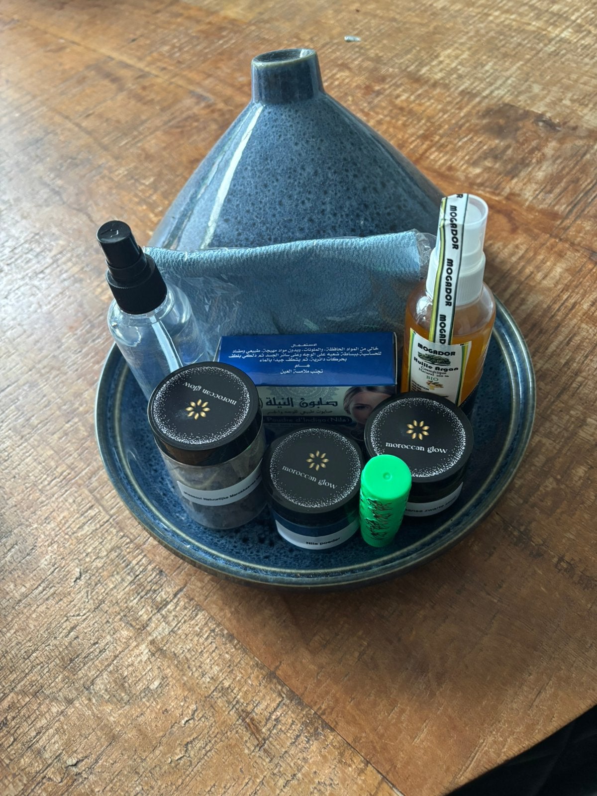 Luxe Marokkaans Hamam Verzorgingspakket  Wellness Set, Ophalen of Verzenden
