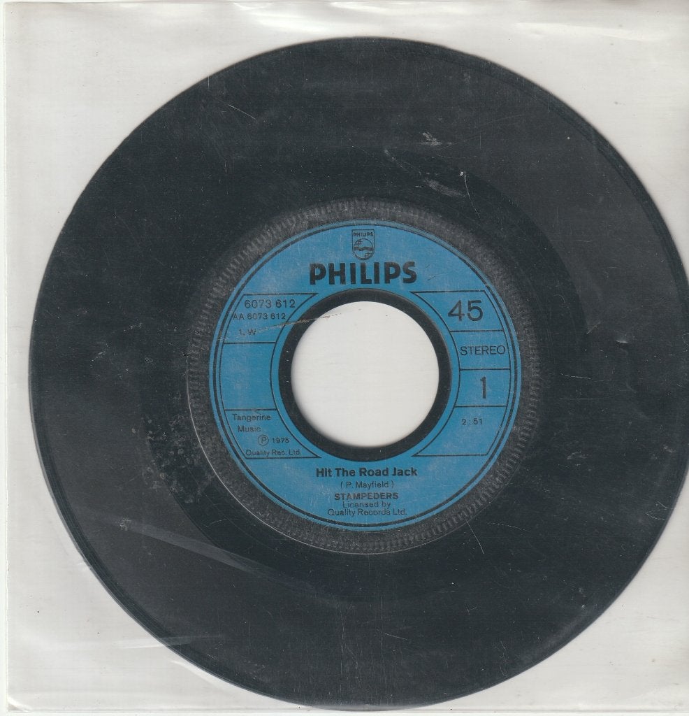 Stampeders hit the road jack vinyl single, Ophalen of Verzenden, Zo goed als nieuw, Pop