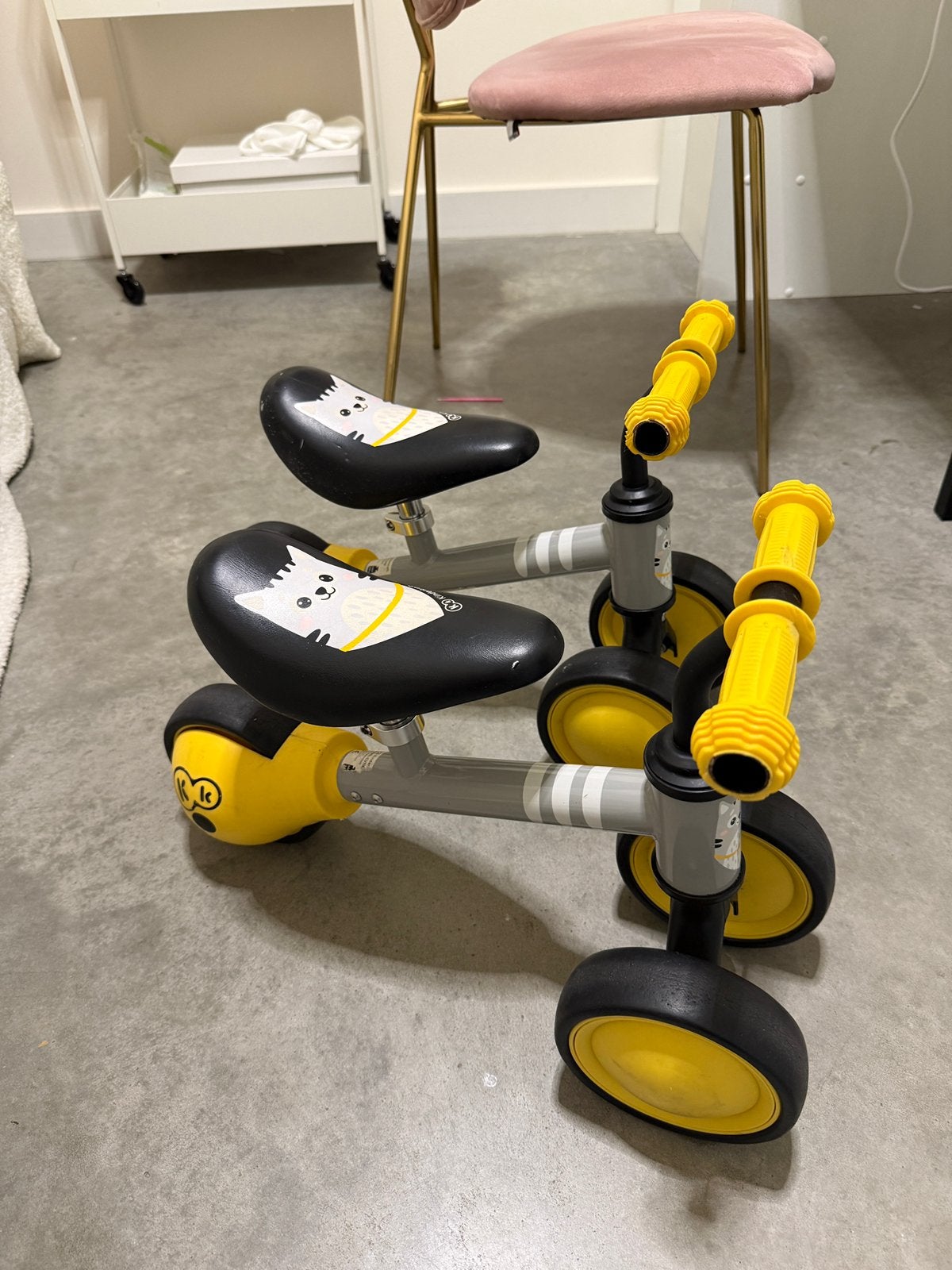 Loopfiets, Ophalen, Gebruikt