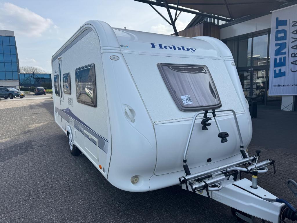 Hobby Excellent 495 UL 2009 Mover,Airco,Tent!!, Caravans en Kamperen, Standaardzit, Schokbreker, Bedrijf, 4 tot 5 meter