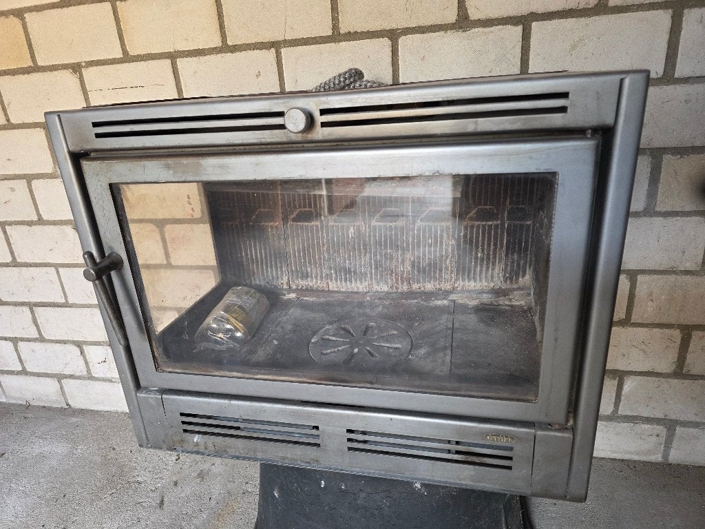 houtkachel, Huis en Inrichting, Kachels, Ophalen, Gebruikt, Houtkachel, Inbouw