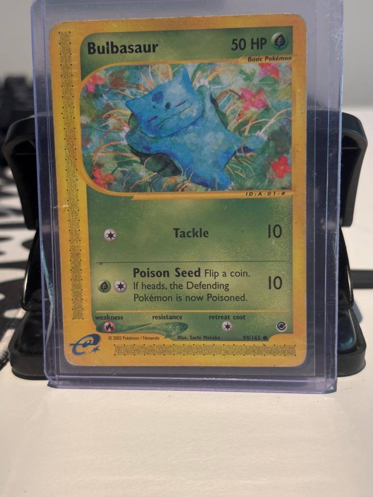 Pokemon bulsaur, Hobby en Vrije tijd, Verzamelkaartspellen | Pokémon, Ophalen of Verzenden, Zo goed als nieuw