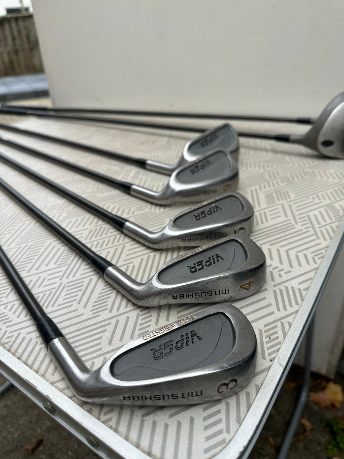 Mitsushiba Viper Golfset (ijzers 3-9, 2 woods), Ophalen of Verzenden, Gebruikt, Set, Overige merken