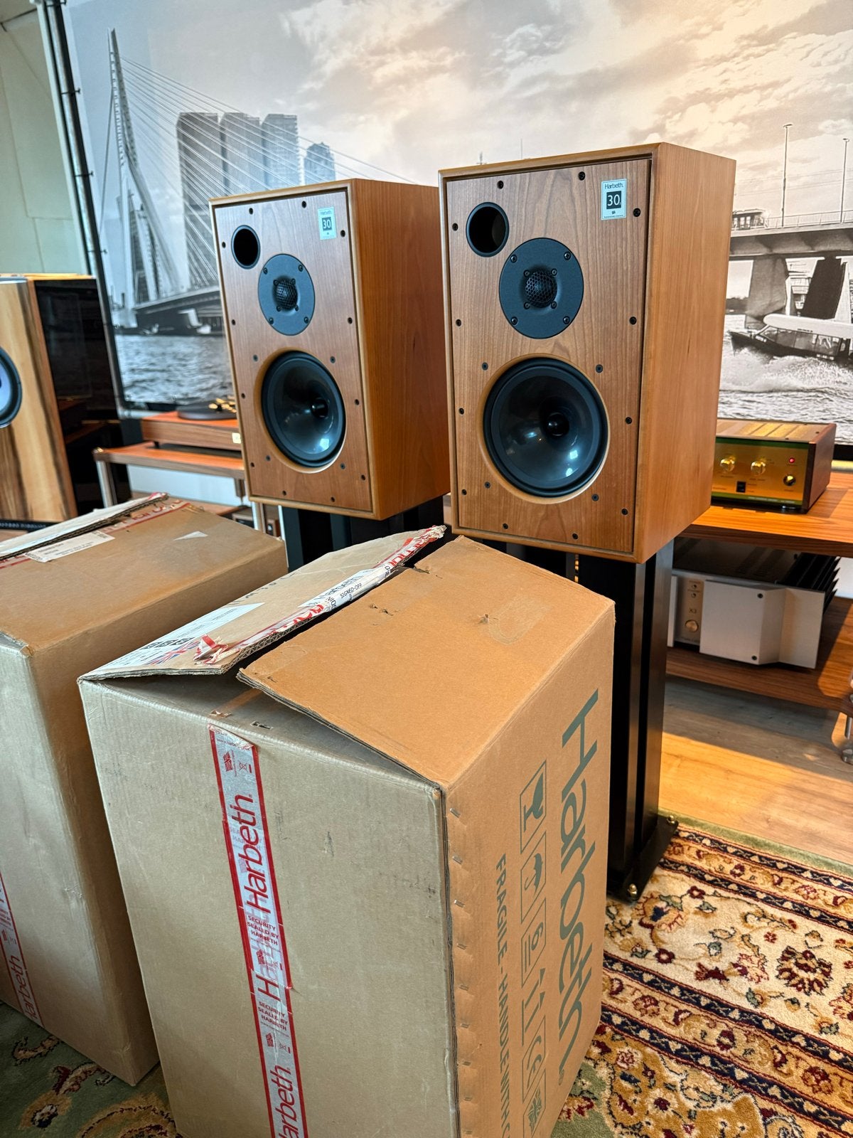 Harbeth M30.1 monitor luidsprekers, Overige merken, Gebruikt, Info@audiohaven.nl, Ophalen of Verzenden