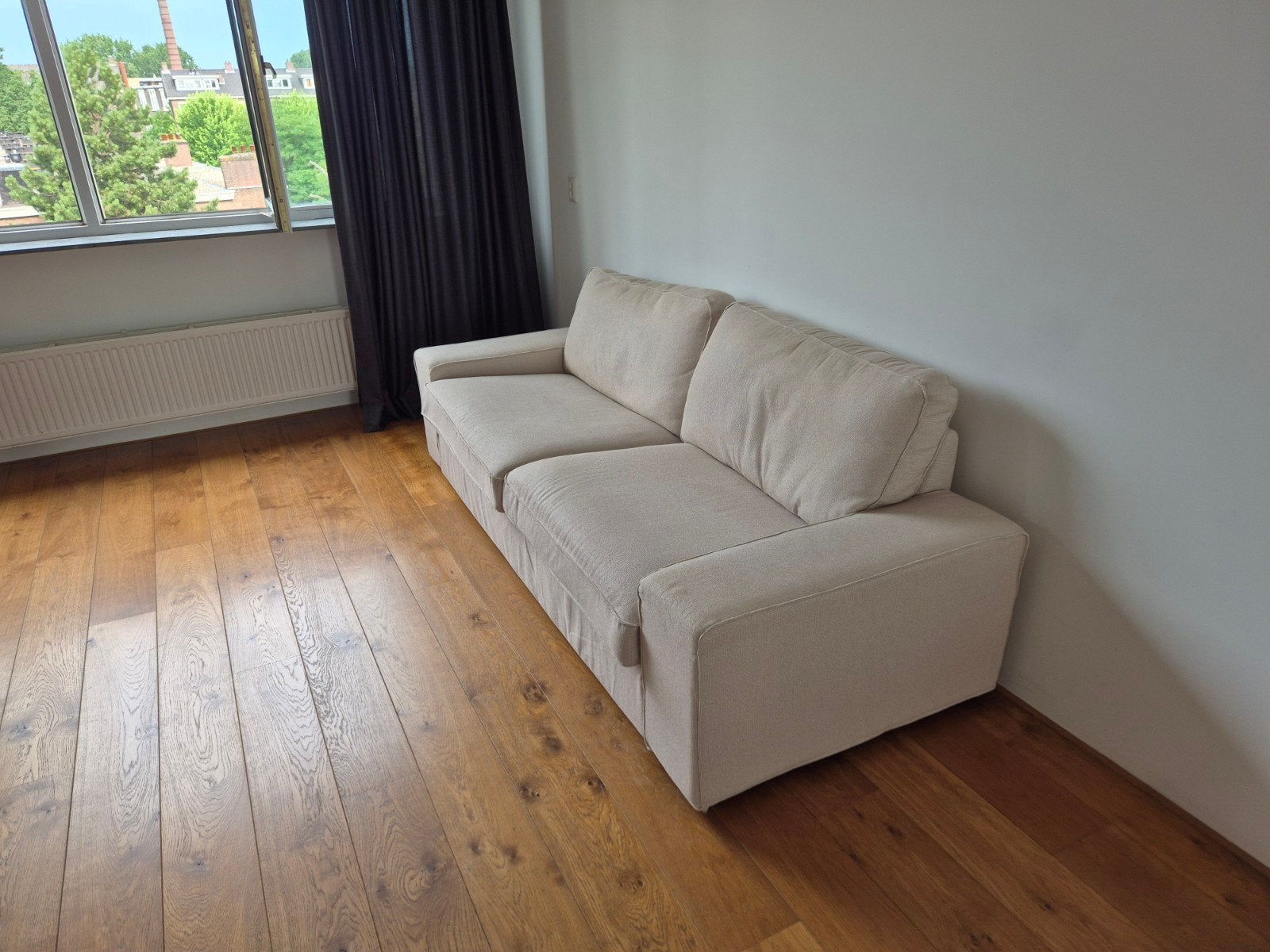 3-zitsbank Ikea Kivik - gratis!, Ophalen, Gebruikt, Stof