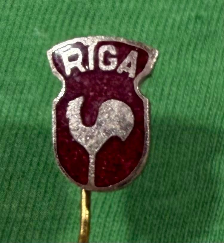Speldje Riga emaille, Ophalen of Verzenden, Zo goed als nieuw, Overige onderwerpen