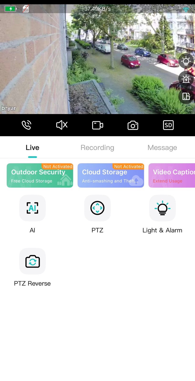 Solar WiFi Camera - HD, Bewegingsdetectie, Nachtzicht, Ophalen of Verzenden, Nieuw, Buitencamera