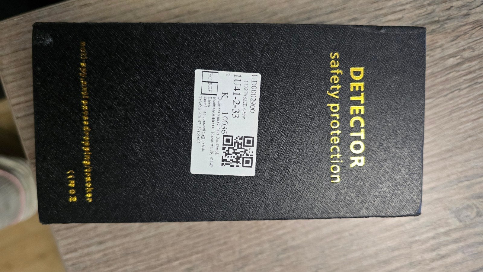 Detector voor afluisterapparatuur en verborgen camera's, Ophalen, Zo goed als nieuw, Detector, Sensor of Melder, Overige soorten