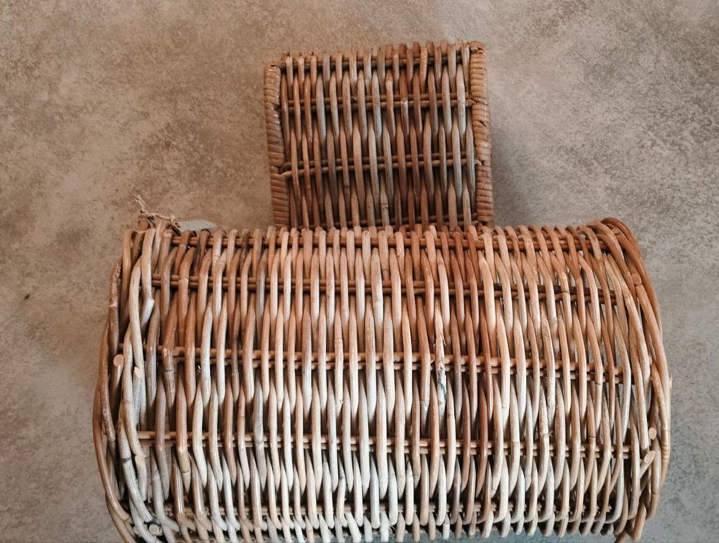 RIETEN HANG MAND bv AAN DE VERWARMING, Ophalen of Verzenden, Zo goed als nieuw, Riet