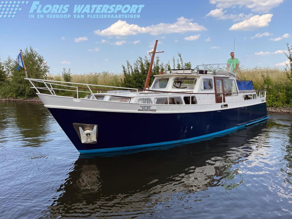 Waddenkruiser 1200 GSAK (bj 1975), Watersport en Boten, Gebruikt, Overige brandstoffen, 12 meter of meer, 50 pk of meer