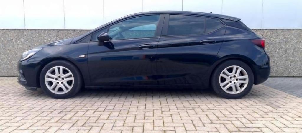 Opel Astra 1.0 Turbo 77KW 5D 2018 Blauw, Auto's, Stof, Zwart, Blauw, 610 kg