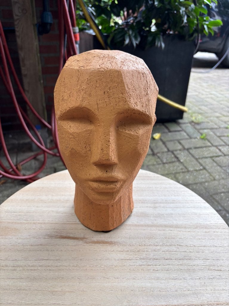 Abstract beeld hoofd, Verzamelen, Beelden en Beeldjes, Zo goed als nieuw, Mens, Ophalen of Verzenden