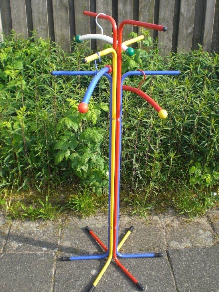 ikea staande kapstok kind+3 hangers-metaal-RIGG-1987, Ophalen, Gebruikt, Metaal, Staande kapstok