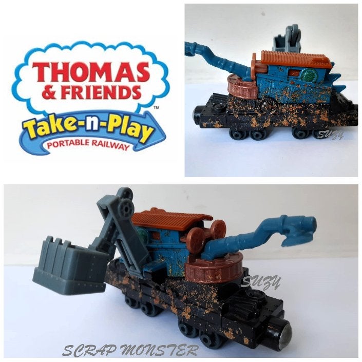 Thomas de Trein Take n Play, Scrap Monster, Ophalen of Verzenden, Gebruikt