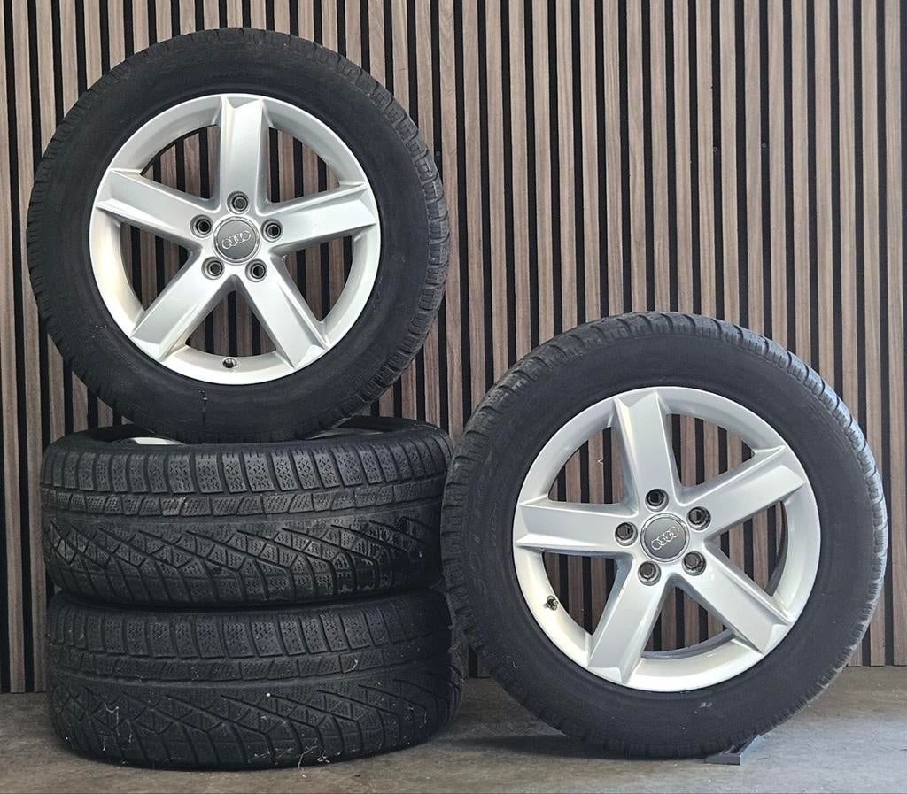 16" Orig AUDI A4 A6 Velgen+Banden 5x112, Ophalen, Audi, Gebruikt, 255 mm