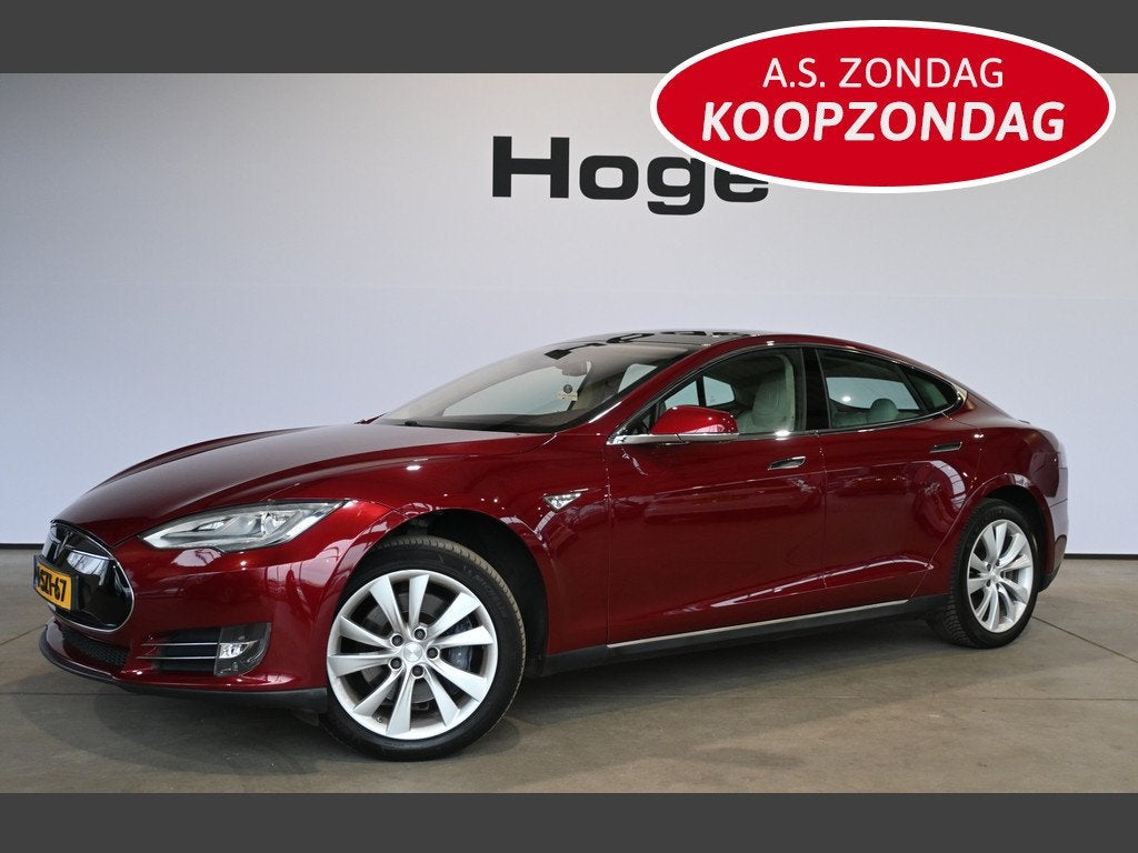 Tesla Model S 85 Performance Tech Pack ECC Navigatie Licht m, Auto's, Tesla, Achterwielaandrijving, Gebruikt, Met garantie (alle)