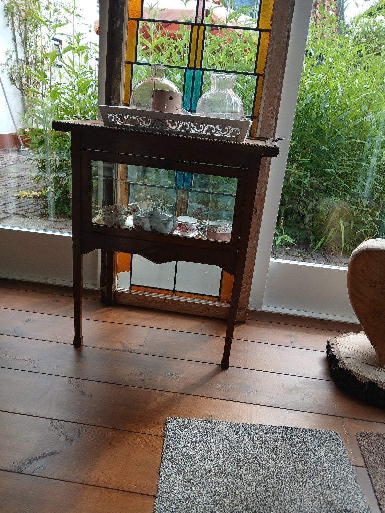 Vitrinekast voor theeservies, Ophalen, Gebruikt, 50 tot 100 cm, Minder dan 100 cm