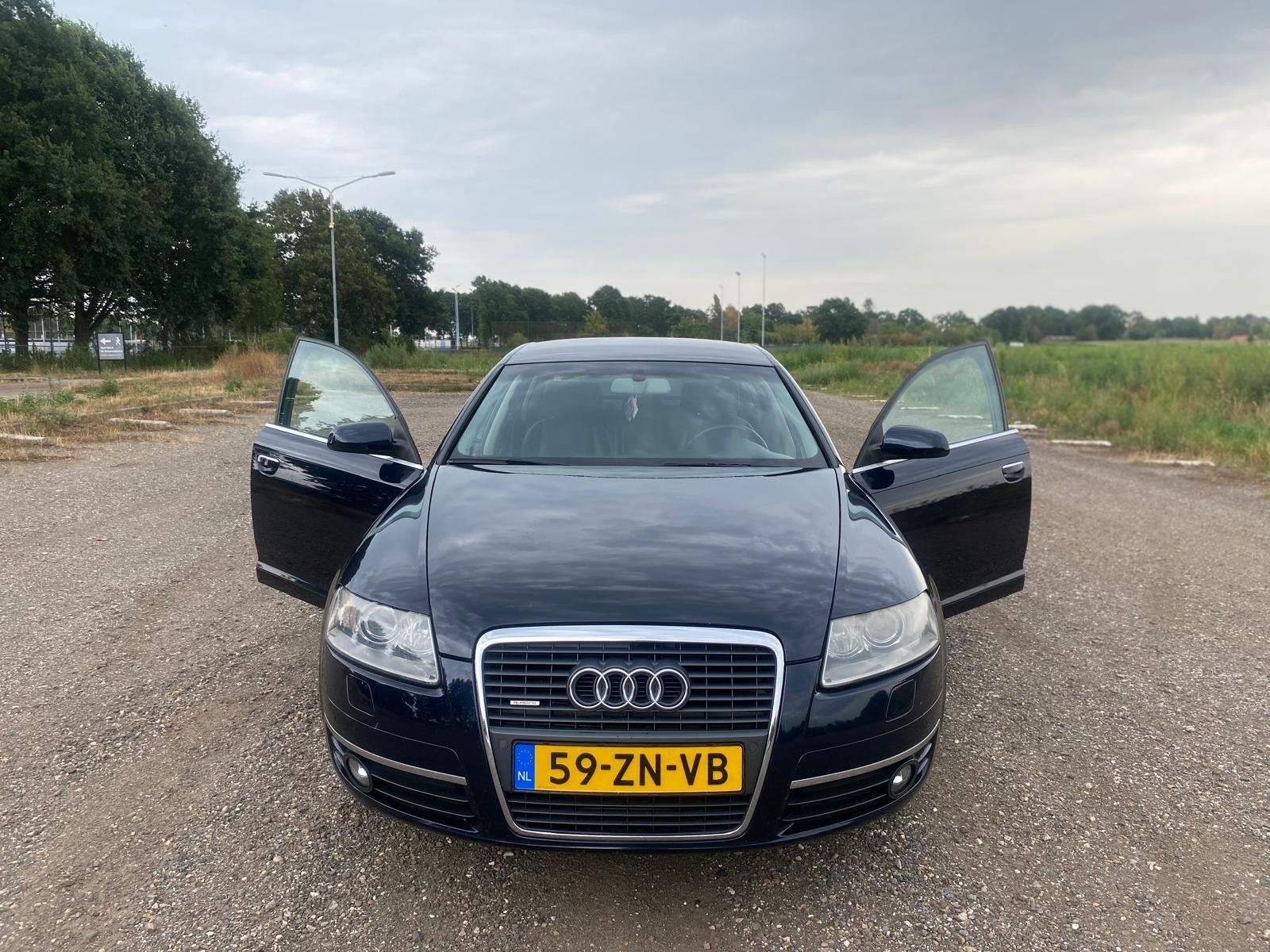 Audi A6 2.8 FSI 154KW Quattro Tiptr. 2008 Blauw, Auto's, Audi, Automaat, 2773 cc, Vierwielaandrijving, Particulier