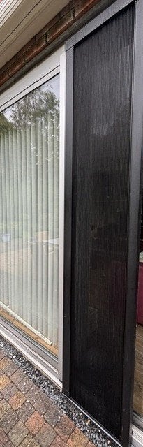 Luxaflex plissé hordeur Allure Plus enkel 124x224.5 cm -zgan, Ophalen, Hordeur, Zo goed als nieuw, Schuifdeur