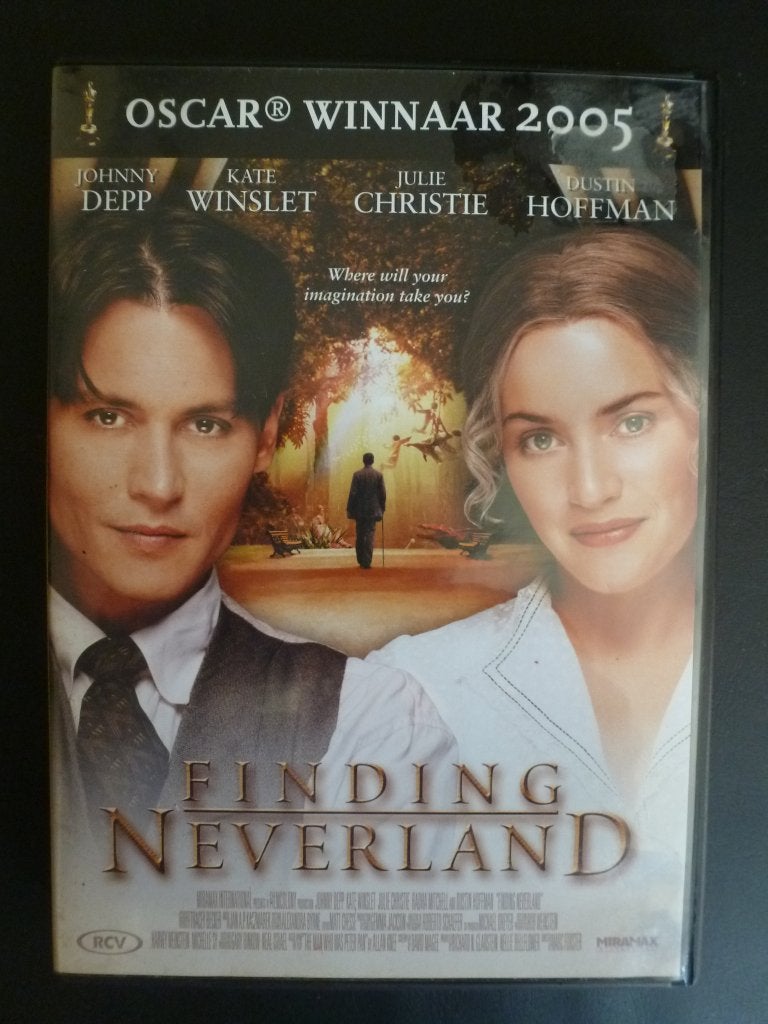 DVD. Finding Neverland. o.a. D. Hoffman, J. Depp, K. Winslet, Vanaf 6 jaar, Ophalen of Verzenden, Zo goed als nieuw