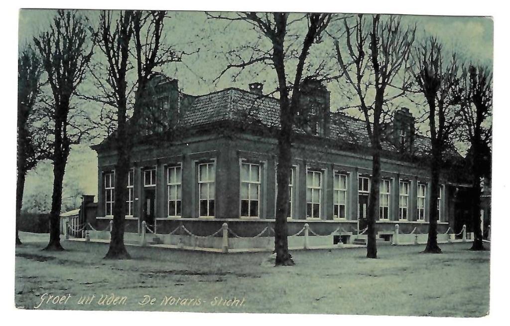 Uden - De Notaris - Sticht., Verzenden, Voor 1920, Gelopen, Noord-Brabant