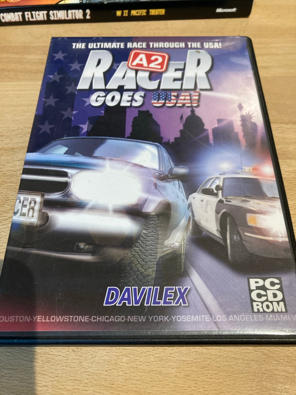 A2 Racer Goes USA PC CD-ROM - Race door Amerika!, Spelcomputers en Games, Games | Pc, Gebruikt, 1 speler, Racen en Vliegen, Ophalen of Verzenden